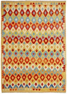 Kelim Afghan Old Tradition 291 x 211 cm Handgewebt Teppich Orientteppich Neu - Bild 1 von 6