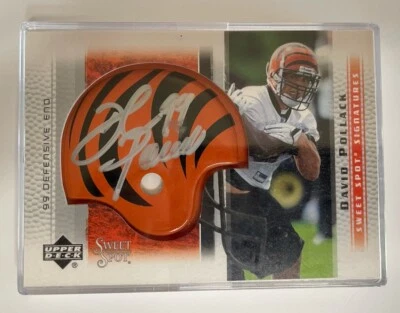 2005 Upper Deck Sweet Spot - Signatures #SS-DP David Pollack Cincinnati Bengals - Image 1 of 2