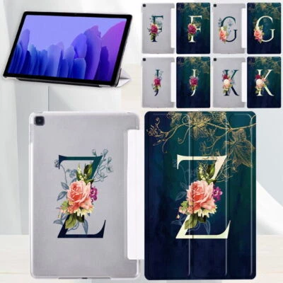 Flower PU Leather Stand Case Cover For Samsung Galaxy Tab A/A7/A7 lite/A8 +Pen - Image 1 of 4