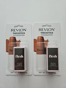 Flesh Beauty By Revlon, Thickstick Foundation, 17 Muffin- LOT OF 2 - Picture 1 of 3