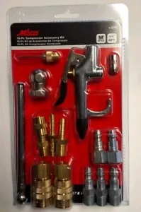 Milton Kit Accessori Compressore 16 Pezzi S-220 M Style 1/4" NPT Nuovo - Foto 1 di 3