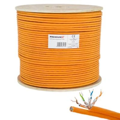 CAT 7 100m Netzwerkkabel Duplex S/FTP LAN Kabel Ethernet Datenkabel Verlegekabel - Bild 1 von 4