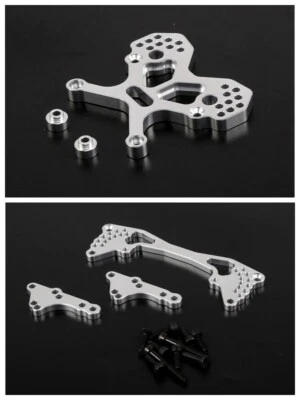 Alloy CNC Adjustable front/rear shock brace for 1/5 HPI BAJA RV KM 5B 5T 5SC - Image 1 of 4