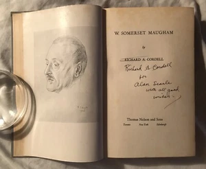 CORDELL, Richard A.: W. SOMERSET MAUGHAM - Erstausgabe - Signiert! - RAR - Picture 1 of 5
