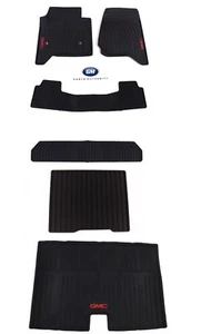 2015-2020 GMC Yukon XL Complete Premium All Weather Floor Mat Pkg Jet Black OEM - Picture 1 of 12