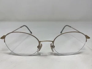 Rodenstock R2430 A 49-19-135 Antique Gold Half Rim Eyeglasses Frame H295 - Picture 1 of 8