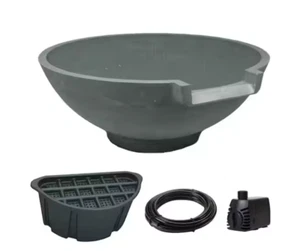 Gardenique 300 GPH Serenity Bowl Kit de fuente de agua que desaparece 42572 pizarra - Imagen 1 de 3