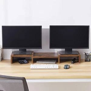 SUPERJARE Monitor Stand Riser, Adjustable Screen Stand for Laptop Computer/TV - Picture 1 of 2