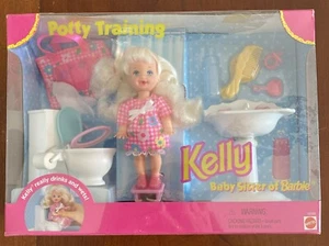 Barbie Potty Training Kelly Doll 1996 Mattel Vintage 16066 NIB New Sealed - Picture 1 of 6