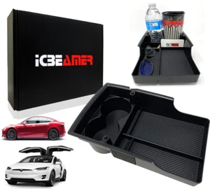 Organizador de caja de almacenamiento para consola central Tesla Model S/ X 2016-2020 - Imagen 1 de 7