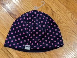 NWT Gap Girls Kids Winter Polka Dot Hat Size Large/XL NEW - Picture 1 of 6