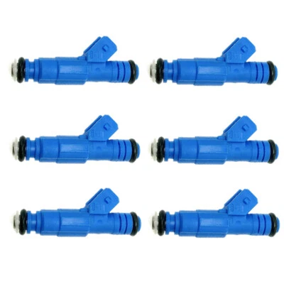 6 x Inyector de combustible de actualización para Porsche 911 924 944 1984-1989 2,5 L 3,2 L 0280150158 Foto 1 de 4