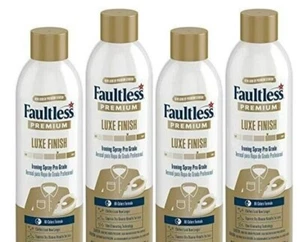 4x Faultless Premium Luxe Finish Spray Starch Pro Grade 15oz - (pack of 4) - Picture 1 of 2