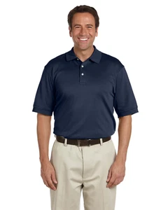 Devon & Jones Men's Big & Tall Pima Pique Short Sleeve Polo Sport Shirt Blue 4XL - Picture 1 of 11