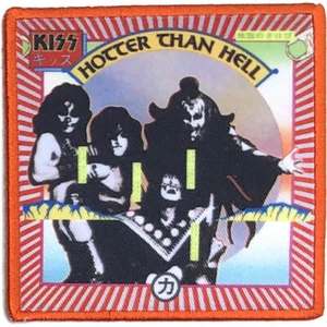 KISS - HOTTER THAN HELL - PARCHE TEJIDO - TOTALMENTE NUEVO - BANDA DE MÚSICA KISSALBPAT02 - Imagen 1 de 1