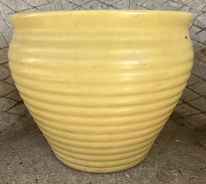 🔥🔥Extraordinary & Rare 15 Ring Bauer Pottery Hi Fire Jardiniere Yellow Glaze - Picture 1 of 14