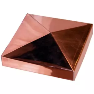 Copper Fence Post Cap - Picture 1 of 5