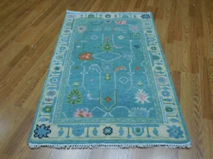Anatolian Rug,Oushak Turkish Ushak Rug,Geometric Oushak Rug 3x5 Ft - Picture 1 of 15