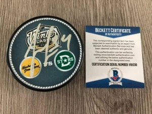 DENIS GURIANOV DALLAS STARS SIGNED 2020 WINTER CLASSIC PUCK A w/EXACT PROOF BAS - Picture 1 of 3
