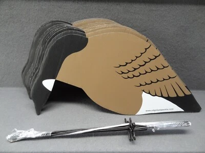 Paquete Edge Express (12) gansos reales Canadá ganso silueta señuelo docena caza usado en excelente estado Foto 1 de 4