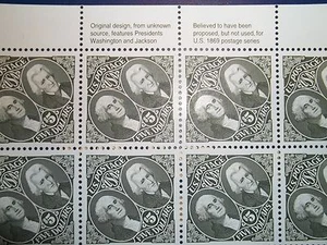 SCOTT # 2592 Washington and Jackson United States U.S. Stamps MNH - Sheet of 20 - Picture 1 of 1