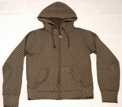 DC shoes  womens long sleeve logo monogram full zip hoodie size M - Image 1 of 4