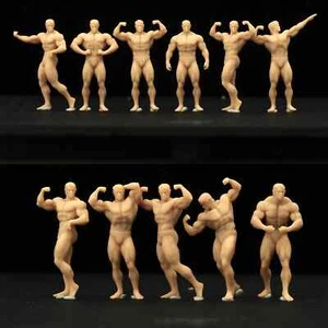 1/48/64/72  Classical Bodybuilding 11pcs Person Resin Militarily Model - Picture 1 of 3