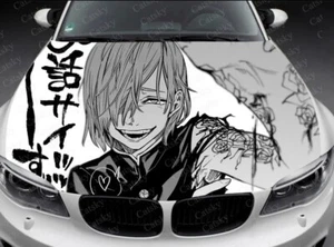 Envoltura de capucha de anime; envoltura de capucha estilo anime/itasha para ajuste lejano y universal; anime - Imagen 1 de 1