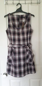 Ladakh Ladies Checkered Sleeveless Dress BNWOT size 10 - Picture 1 of 7