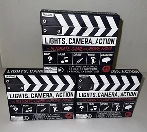 Lot Of 3 🎬Lights Camera Action The Ultimate Game For Movie Fans 3+ Players New - Picture 1 of 12