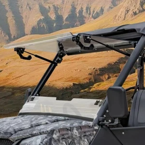 For CFMOTO UForce 1000 2019-2021 Front Vented Full Clear Flip Windshield - Bild 1 von 13