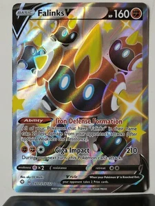 Tarjeta Pokémon HOLO Falinks V - SV115/SV122 NM/M - Shining Fates Shiny Vault - Imagen 1 de 3
