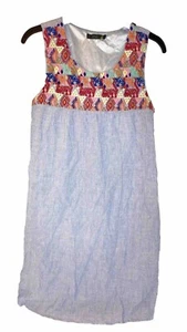 Thml Embroidered Boho Shift Dress S - Picture 1 of 14