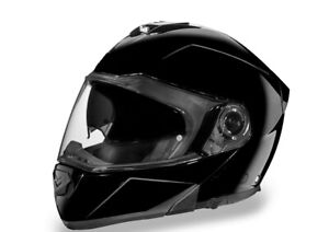DOT Approved MG1-A Motorcycle Full Face Helmet Modular Gloss Black -XS,S,M,L,2XL
