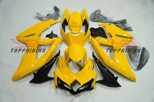 Yellow Painted Fairing Kit for Suzuki GSXR600/GSXR750 2008-2010 09 ABS Injection - Picture 1 of 4