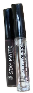 New Lot of 2 RIMMEL Oh My Gloss! Moisturising Lip Gloss Vitamin E Argan Oil - Picture 1 of 6