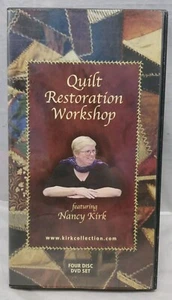 Nancy Kirk Quilt Restoration Workshop 4 Disc DVD Set How To - Bild 1 von 4