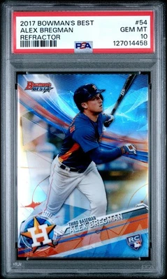 Alex Bregman - 2017 Bowman's Best #54 Refractor RC  PSA 10 - Image 1 of 2