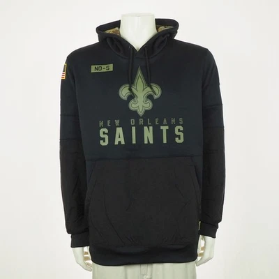 Nike New Orleans Saints Salute to Service Hoodie Mens XL Sweatshirt Team OnField - Image 1 of 4