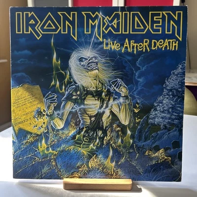 IRON MAIDEN ALBUM LIVE AFTER DEATH RIP1 UK 1ST PRESS 1985 Double LP VG+/VG++ - Image 1 of 4
