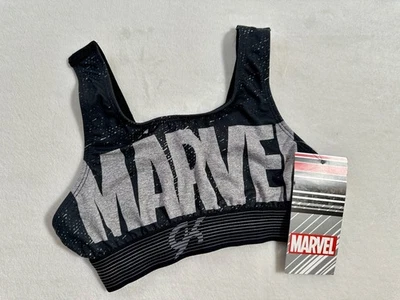 Sujetador GK Elite MARVEL Avengers CROP TOP LEOTARDO GIMNASIA ROPA DEPORTIVA entrenamiento CL Foto 1 de 4