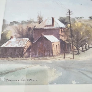 Original Signed Barry Green Watercolour Painting Outback Store QLD AUSTRALIA - Picture 1 of 13