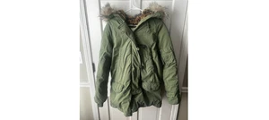 Parka vintage denim & supply forro de piel de leopardo Ralph Lauren - Imagen 1 de 6