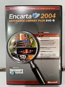 Microsoft Encarta 2004 - REFERENCE LIBRARY PLUS DVD - Picture 1 of 3