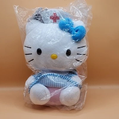 Nuevo gorro de enfermera TY Hello Kitty I Love Japón Baby Sanrio nuevo con etiquetas 6” 2011 Cruz Roja Foto 1 de 4