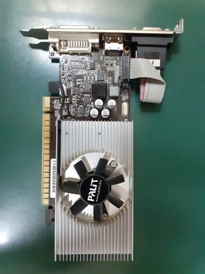 Scheda video NVIDIA PALIT GeForce GT 730 2GB VRAM - HDMI, DVI, VGA - 4K @ 30Hz - Immagine 1 di 4