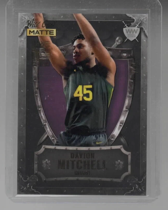 2022 Wild Card Matte Weekend Warrior #WWN-4 Davion Mitchell /25 - Image 1 of 2