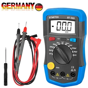 Digitales Kapazitätsmessgerät Kondensator Tester 200pF-20mF MINI LCD Messgeräte - Bild 1 von 10