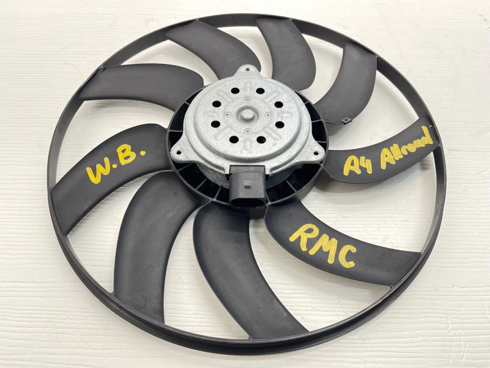 2008 - 2016 AUDI A4 ALLROAD RADIATOR COOLING FAN W/MOTOR 993454J-F OEM* - Image 1 of 4