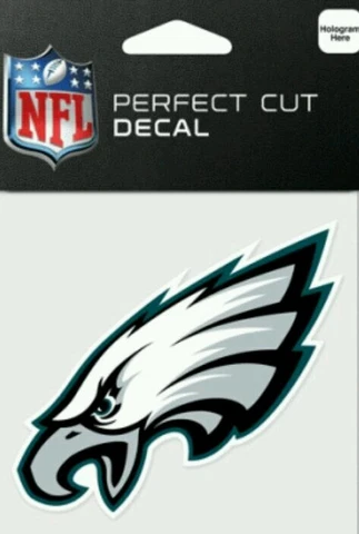 Philadelphia Eagles Decal 4x4 Perfect Cut Car, Tumbler, Laptop. See Description Cover